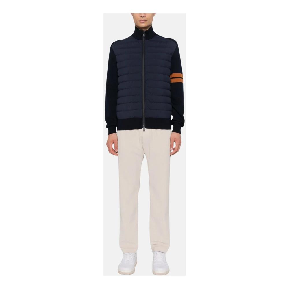 Barena Venezia Ribfluwelen Regular Broek met Elastische Taille Beige Heren