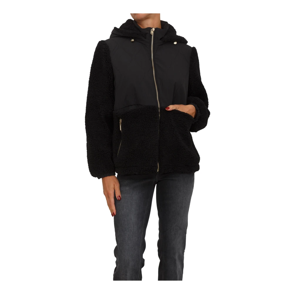 Liu Jo Mujer Negro - Giaccone Jacket - Jackets - S - Giaccone Jacket