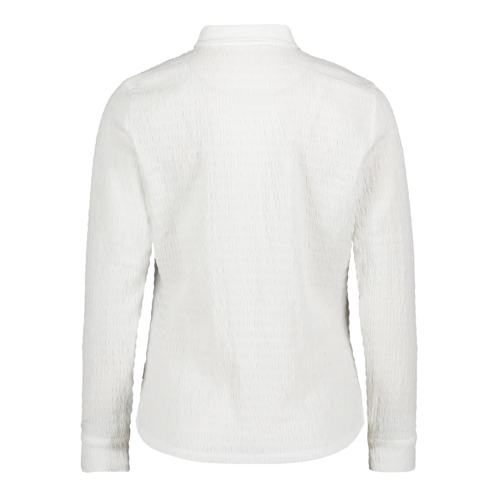 Betty & Co Blouse shirt met kraag White Dames