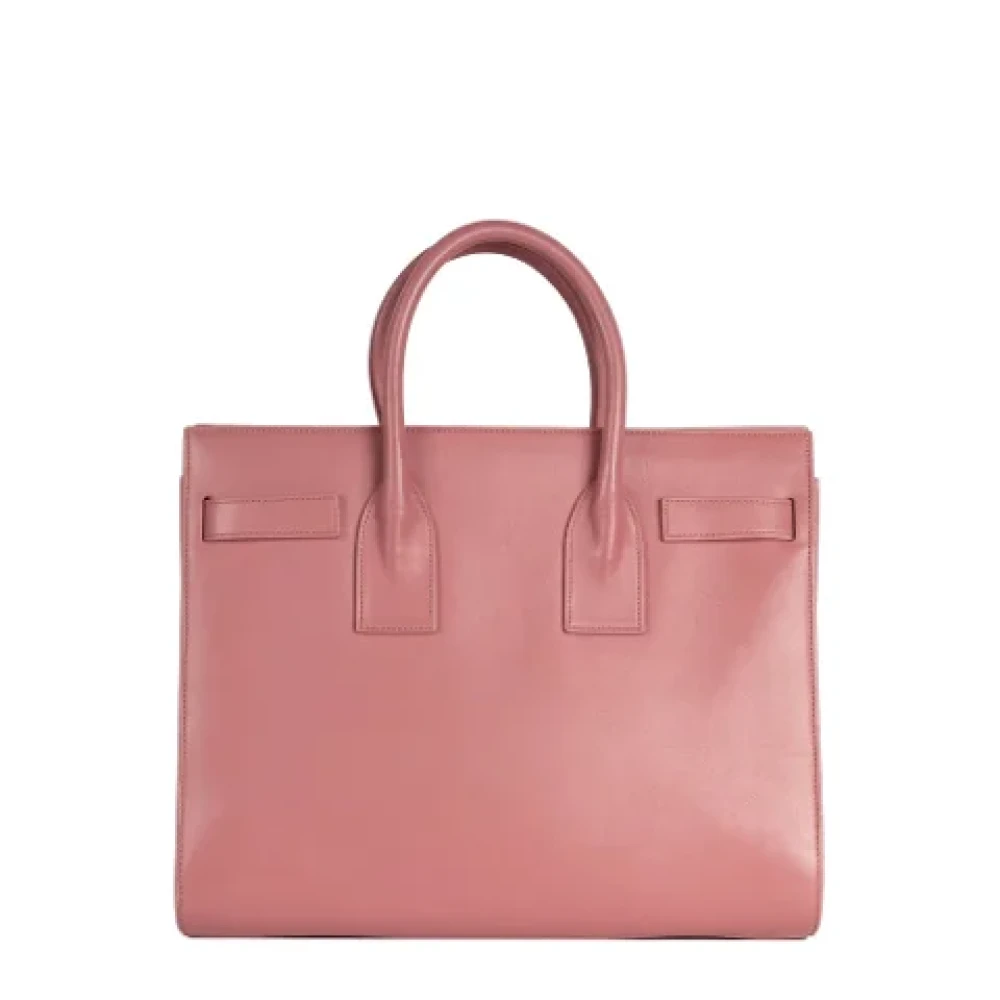 Yves Saint Laurent Vintage Pre-owned Leather handbags Pink Dames