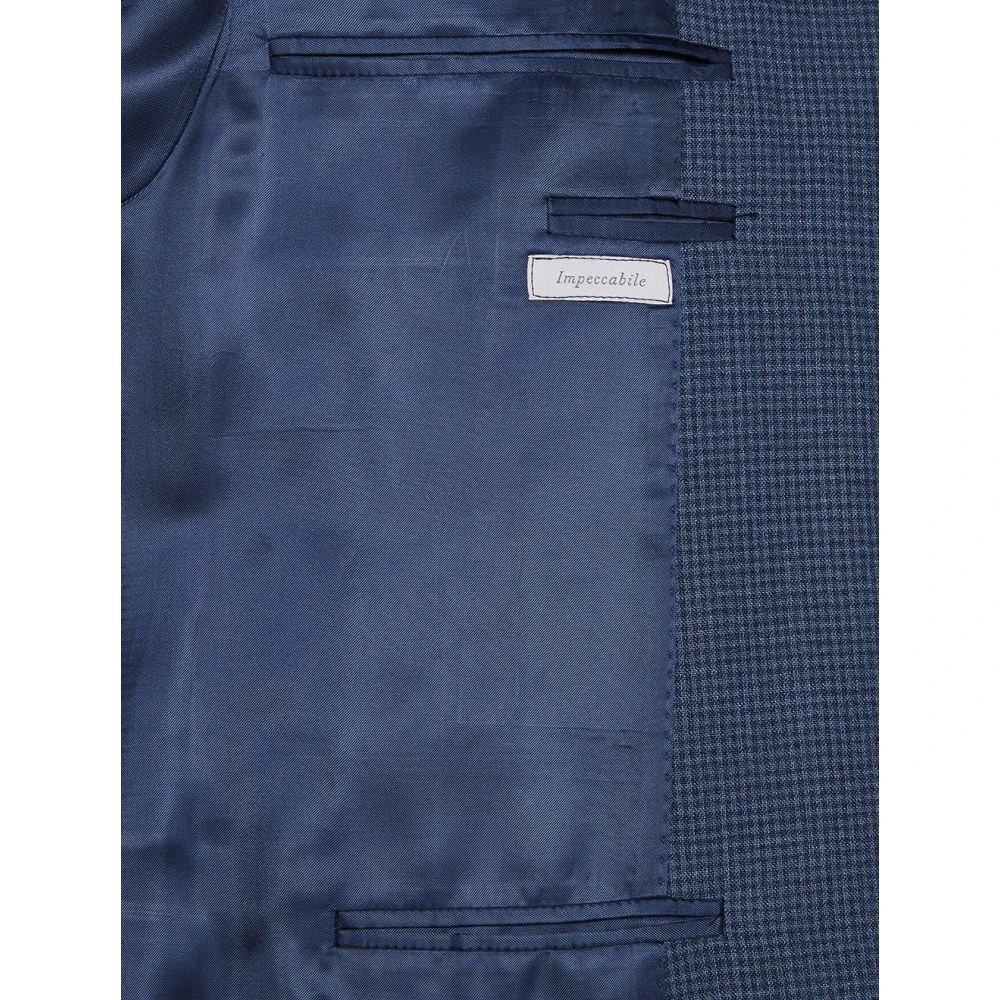 Canali Impeccabile Wolpak Blue Heren