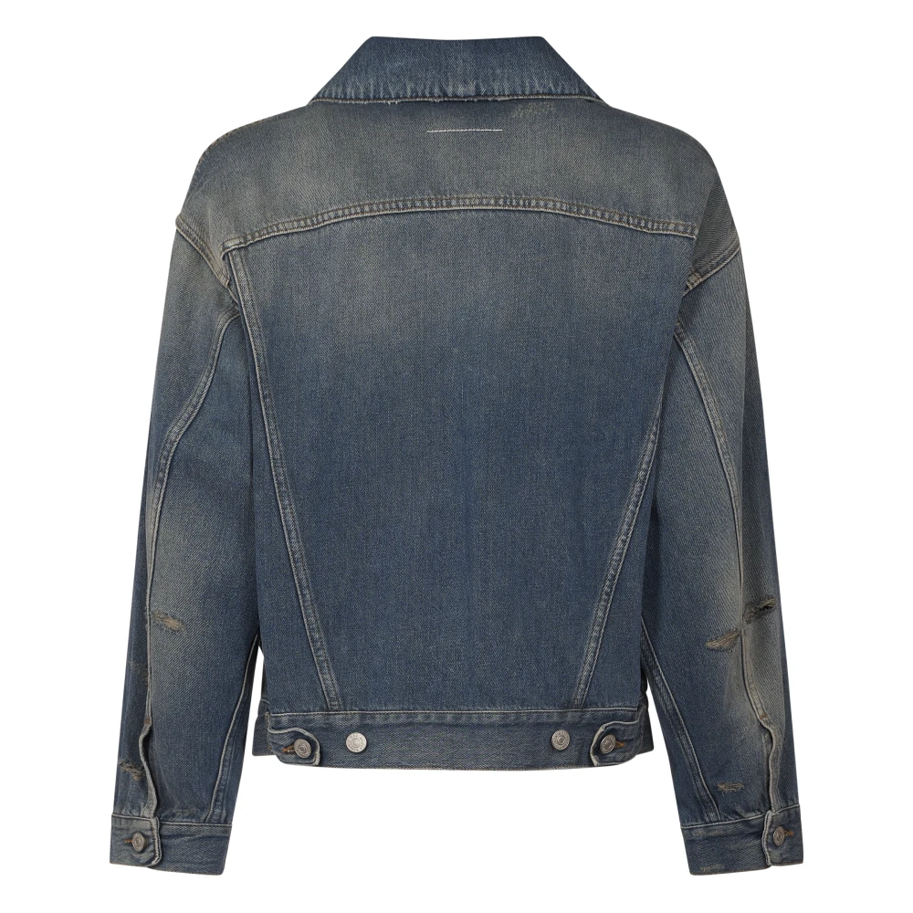 MM6 Maison Margiela Sportjas voor vrouwen Blue Dames