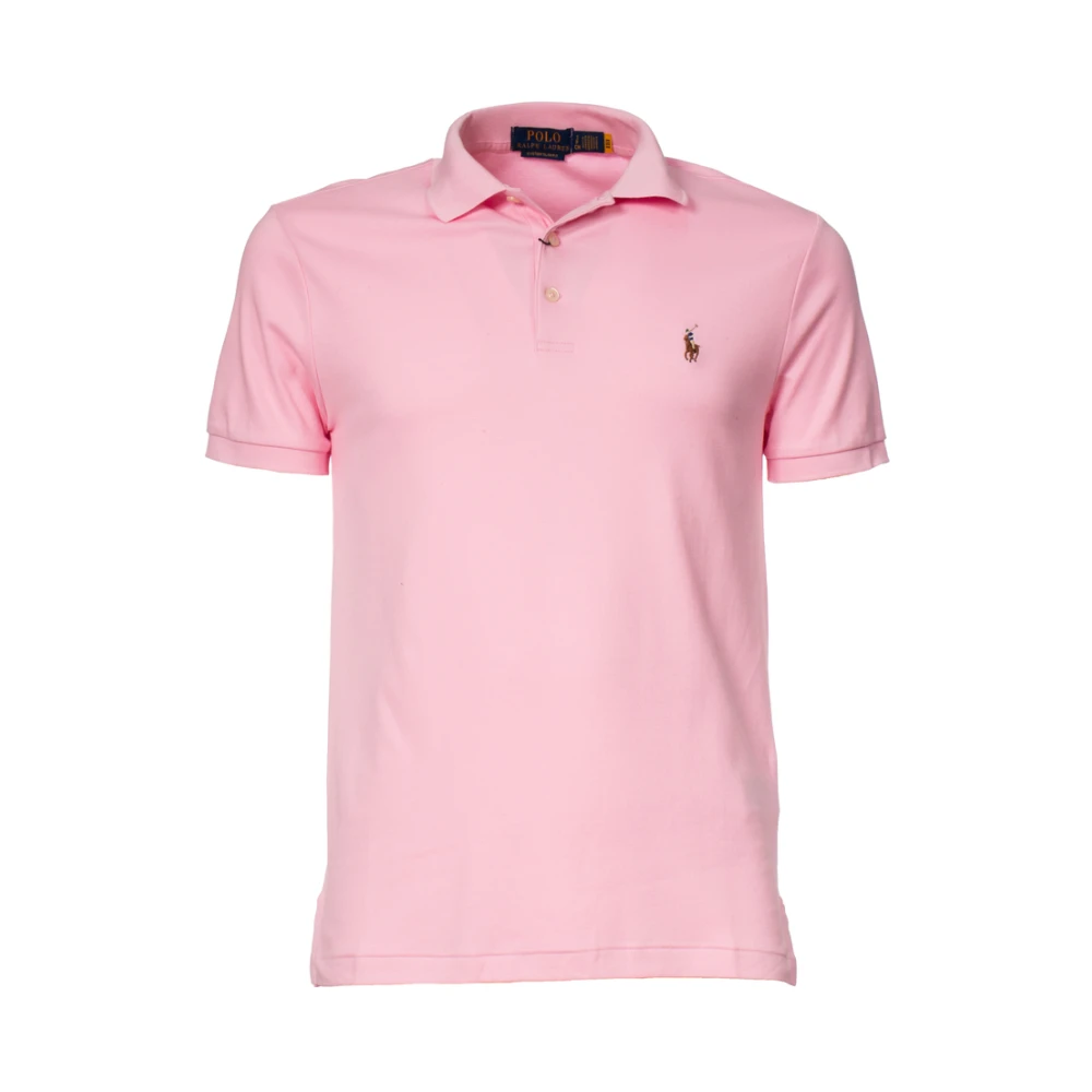 Polo Ralph Lauren Bomull Polo Skjorta Klassisk Stil Pink, Pojke