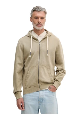 Texturerad Zip Hoodie