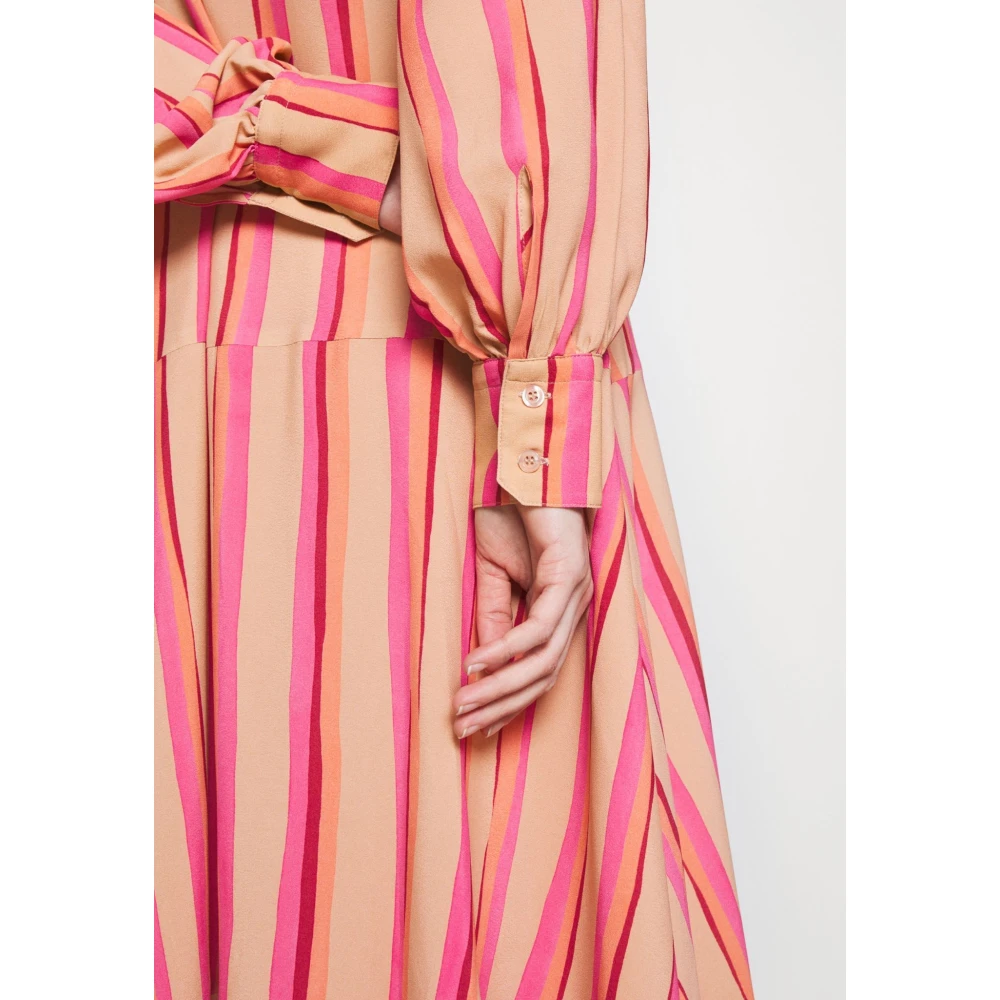SPORTMAX Tiziana V-Hals Jurk Multicolor Dames