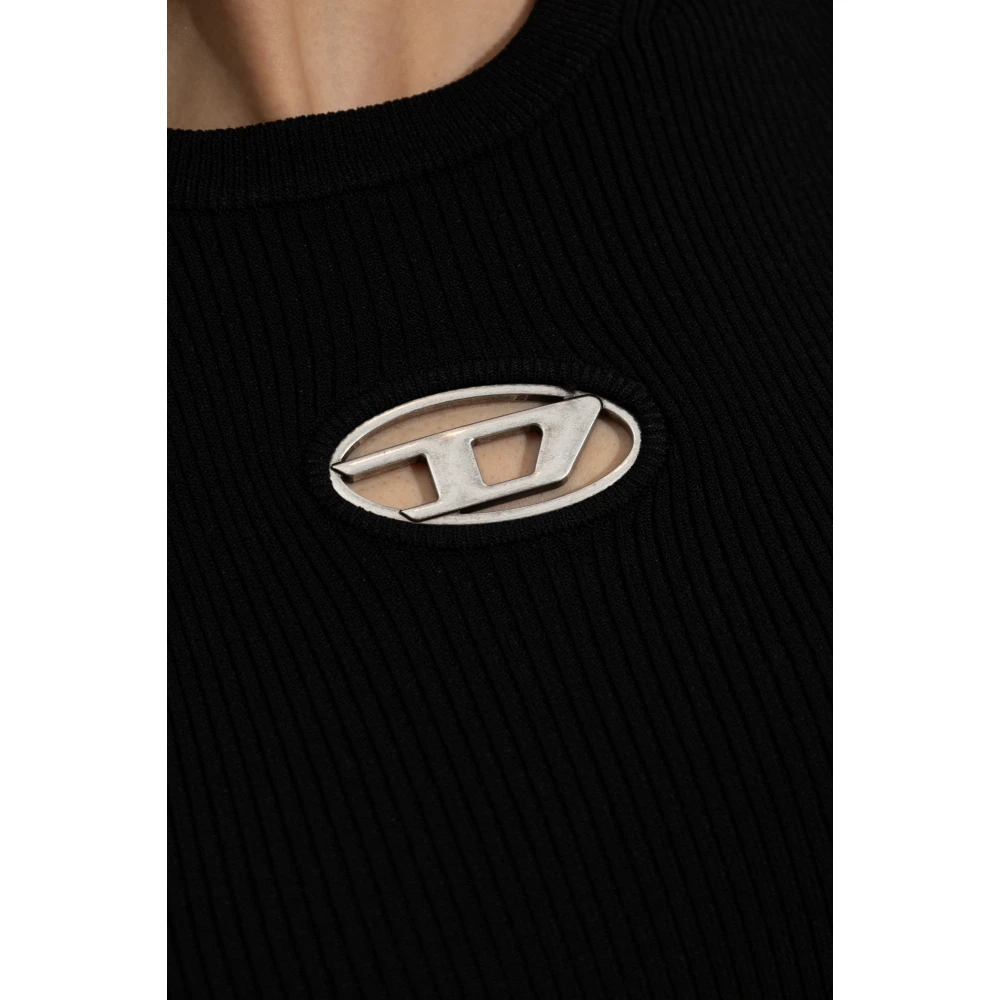Diesel Top M-Caddix-Top Black Dames