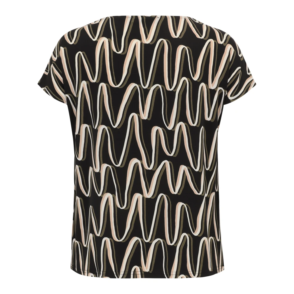 Betty Barclay Printshirt met watervalhals Multicolor Dames