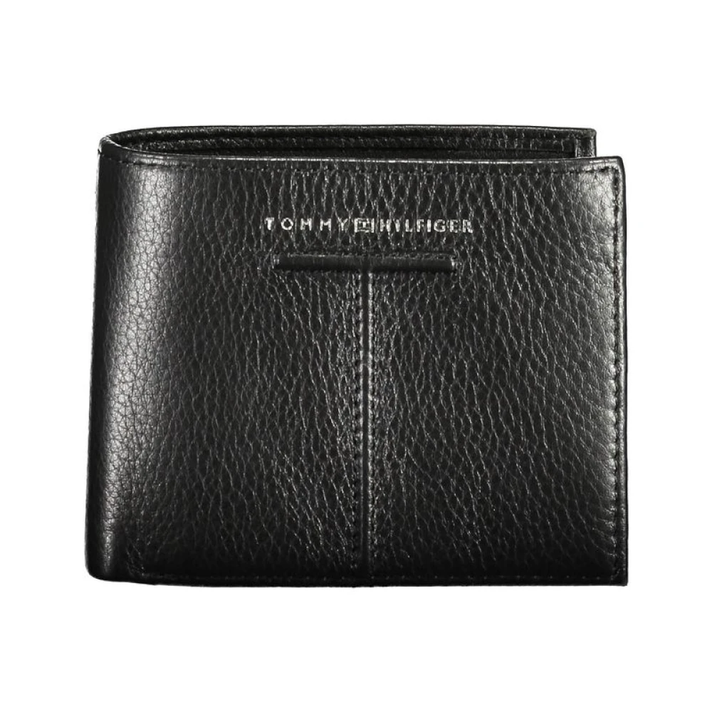 Tommy Hilfiger Men's Black Wallets & Cardholders, One Size, Leather Wallet