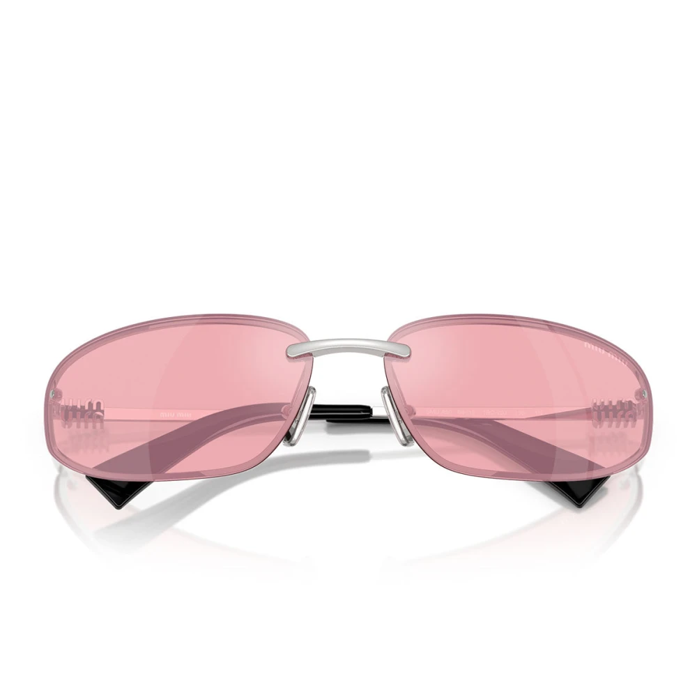 Miu Miu Gray Sunglasses, Unisex, 68 Mm, Mua50s Sunglasses