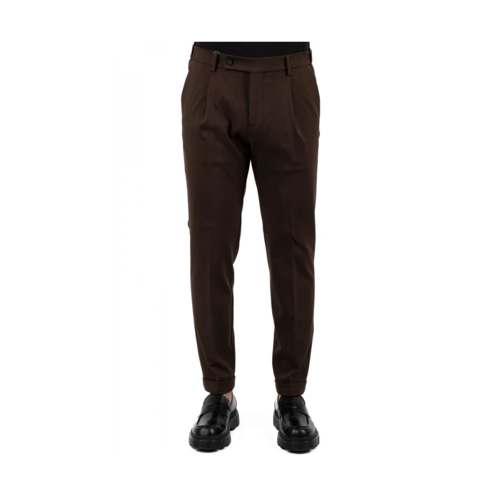 Berwich Herenbroek Stijlvolle Collectie Brown Heren