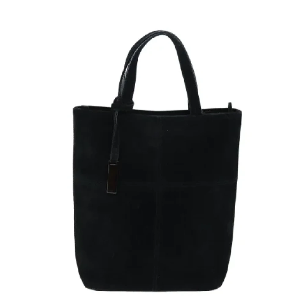 Gucci Vintage Pre-owned Suede gucci-bags Black Dames