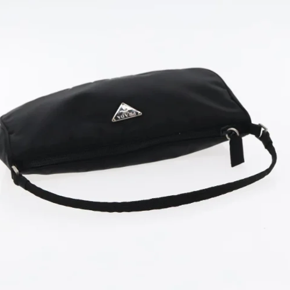 Prada Vintage Pre-owned Nylon prada-bags Black Dames