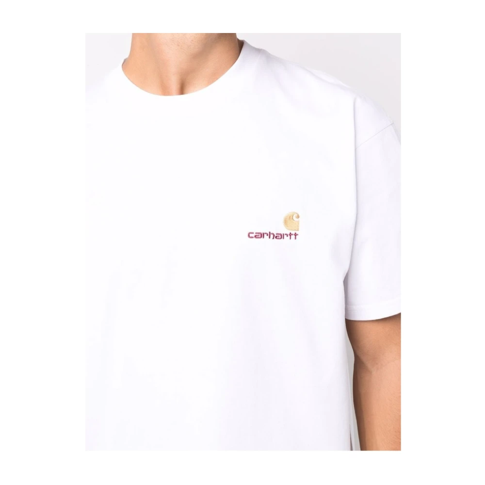 Carhartt WIP Amerikaanse T-shirt 02 White Heren