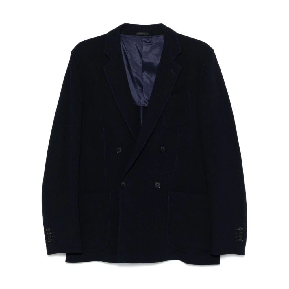 Giorgio Armani Blauwe Herenjassen Blue Heren