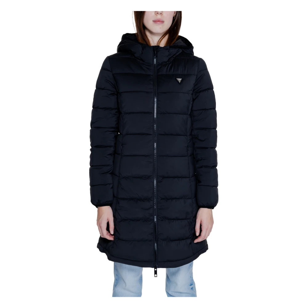 Guess Women's Black Parkas,, Winter Down Jacket For Medium