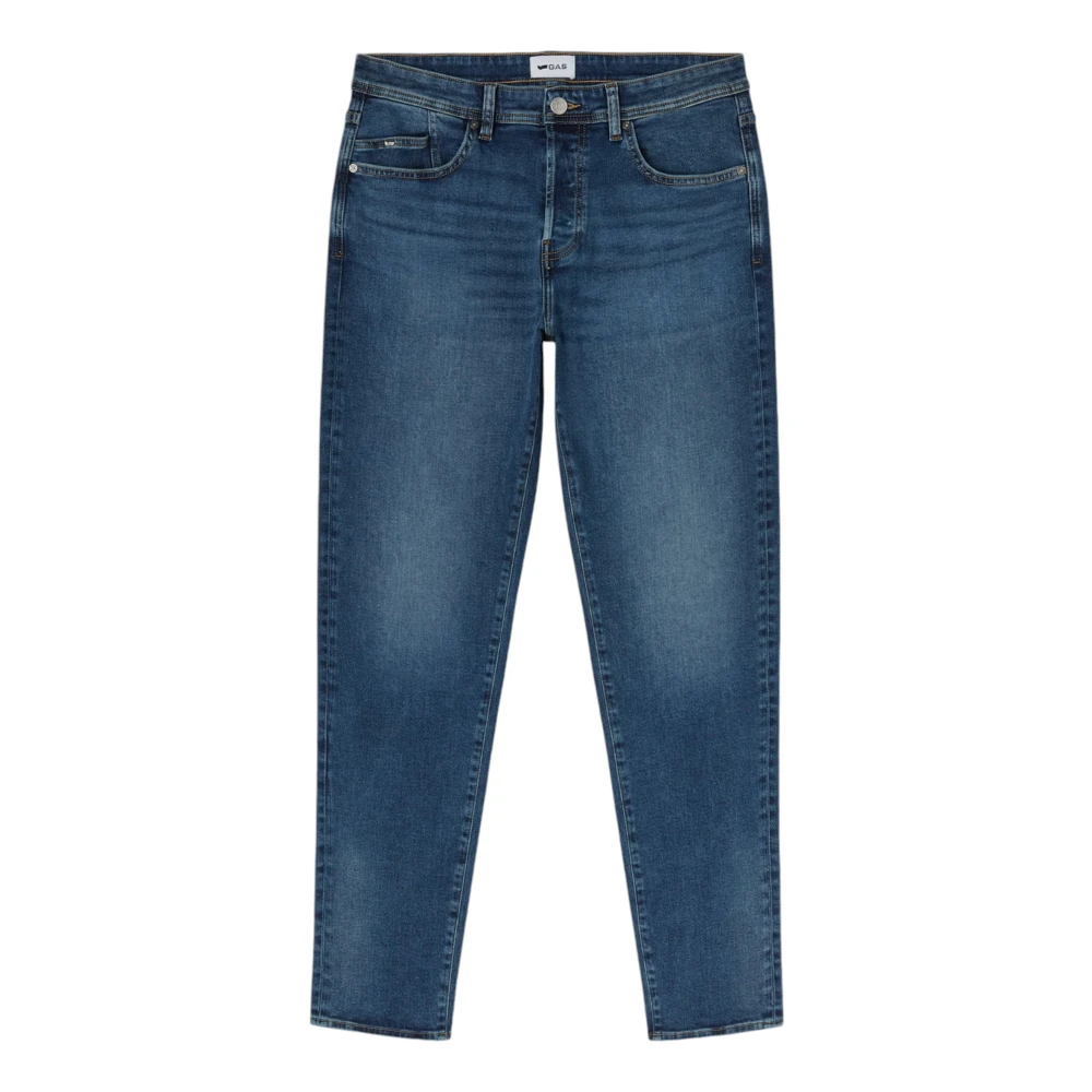 GAS Slim-fit Denim Jeans Blue Heren