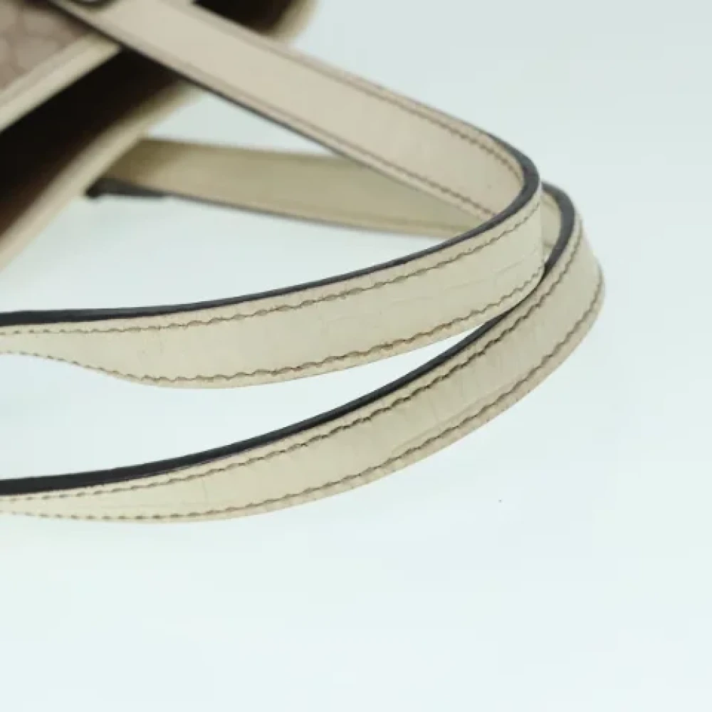 Celine Vintage Pre-owned Canvas handbags Beige Dames