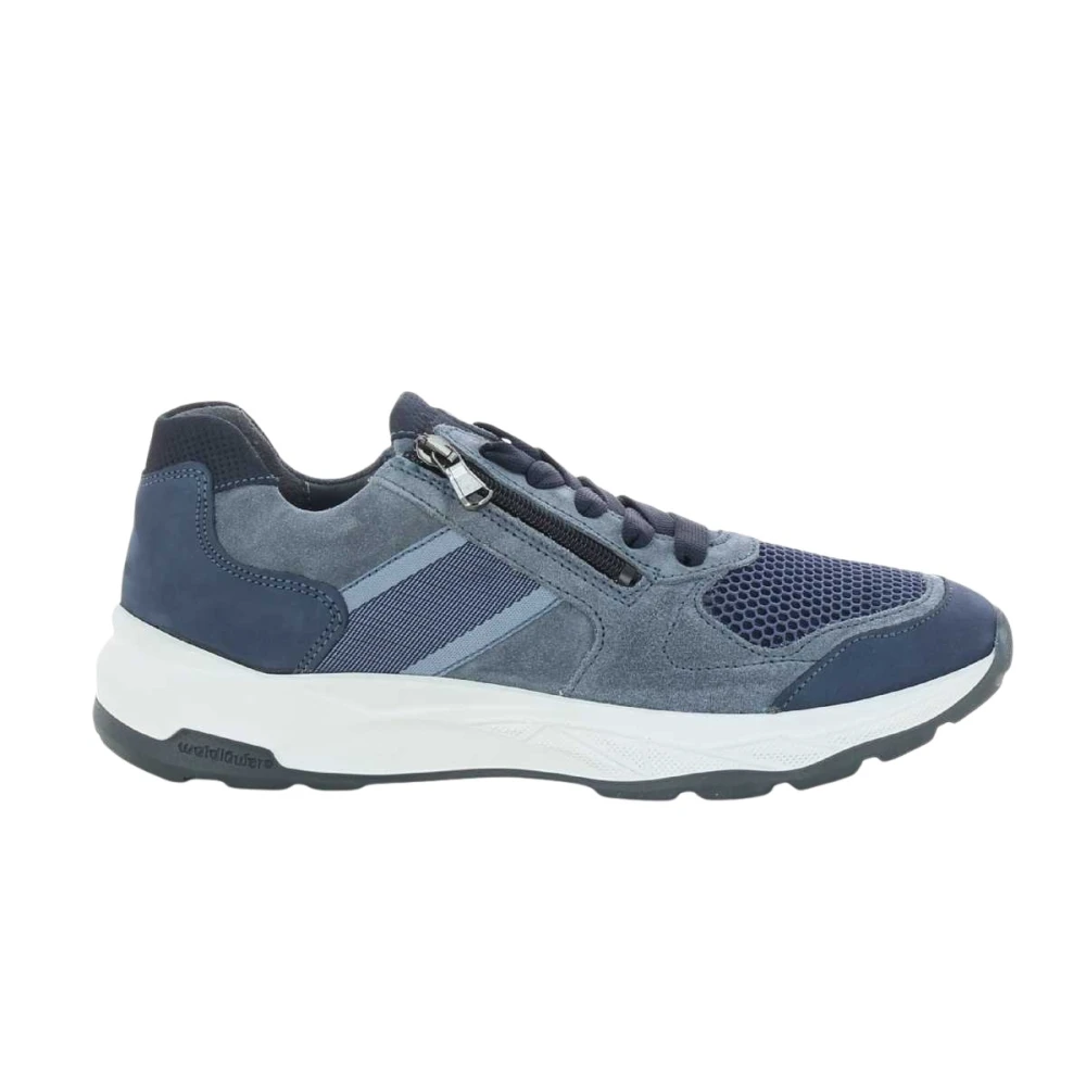 Waldläufer Blauwe Herenschoenen 713002 TOM Heren Schoenen