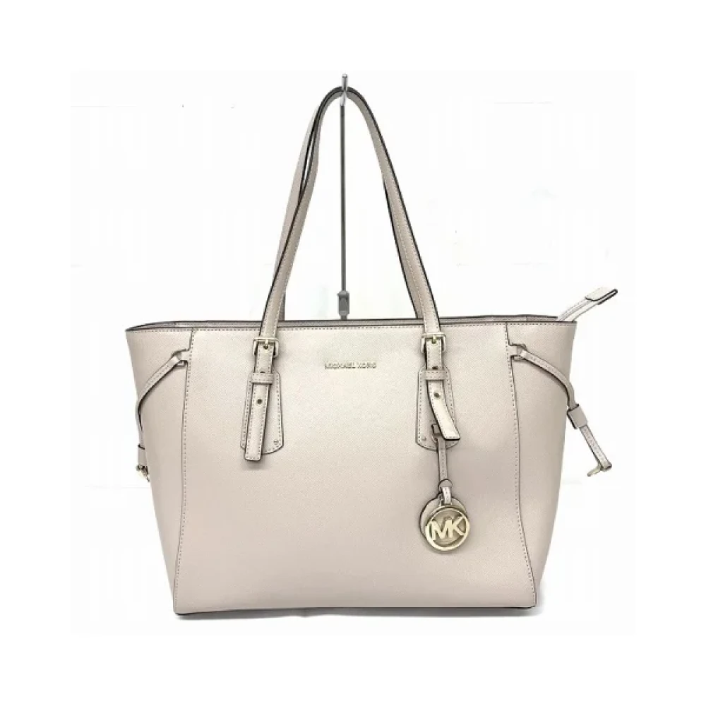 Michael Kors Pre-owned Leather shoulder-bags White Dames