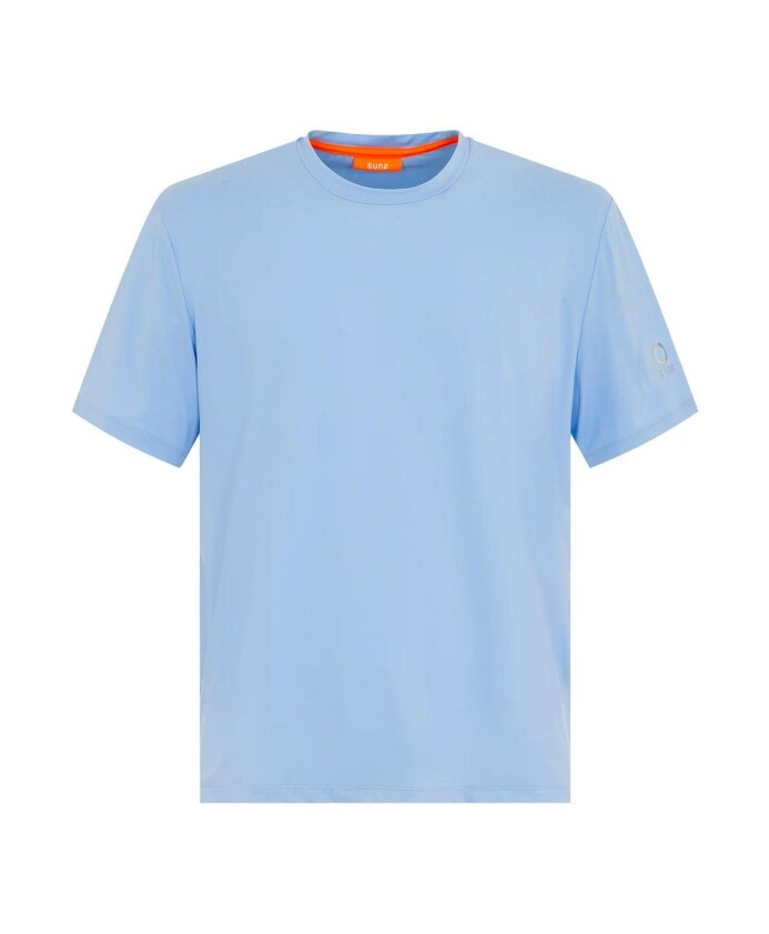gray-logo-print-crew-neck-t-shirt