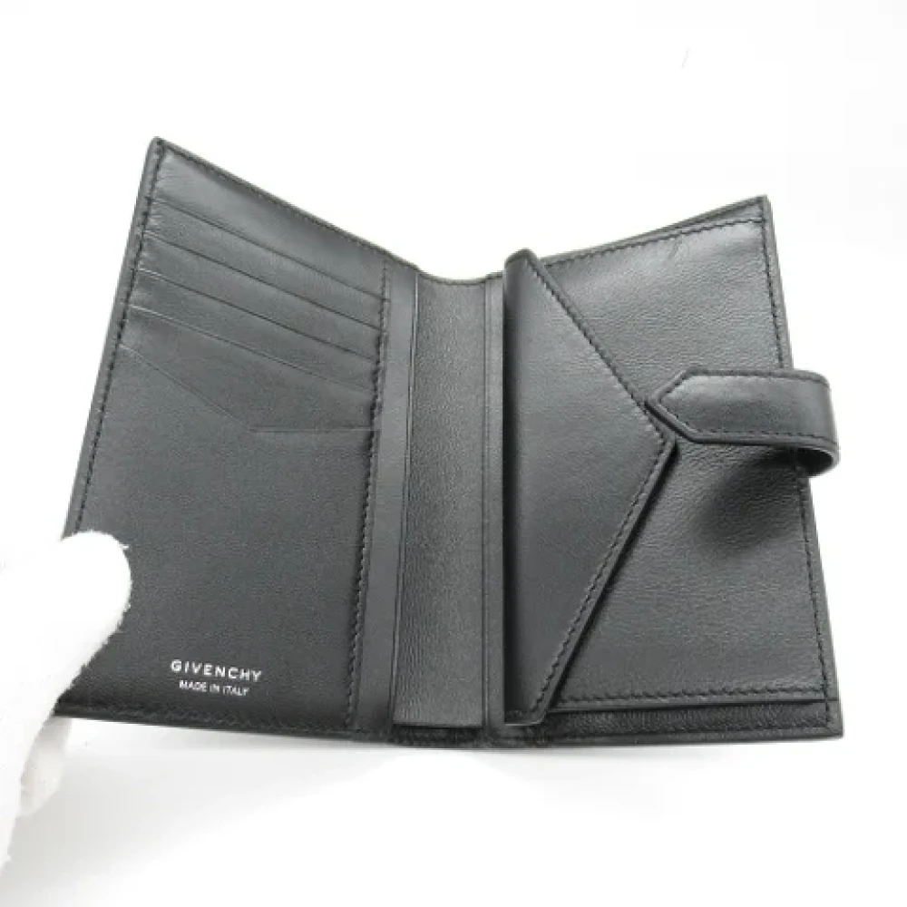 Givenchy Pre-owned Leather wallets Black Unisex