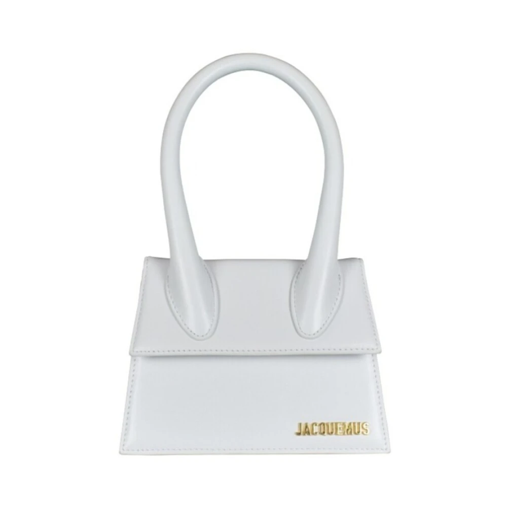 Jacquemus White Handbags, Female, One Size, Le Chiquito Moyen Bag