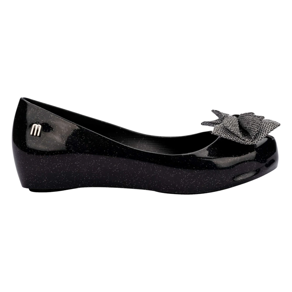 Melissa Women's Black Ultragirl Sweet Xii Ballerinas