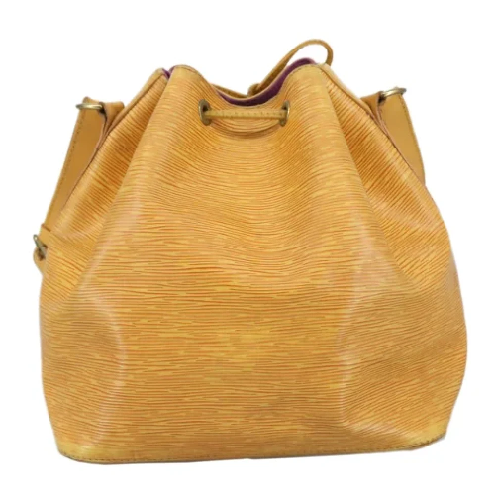 Louis Vuitton Vintage Pre-owned Leather louis-vuitton-bags Yellow Dames