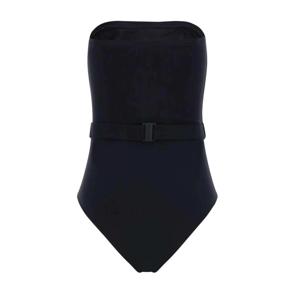 Zimmermann Off-Shoulder Badpak met Metalen Gesp Black Dames