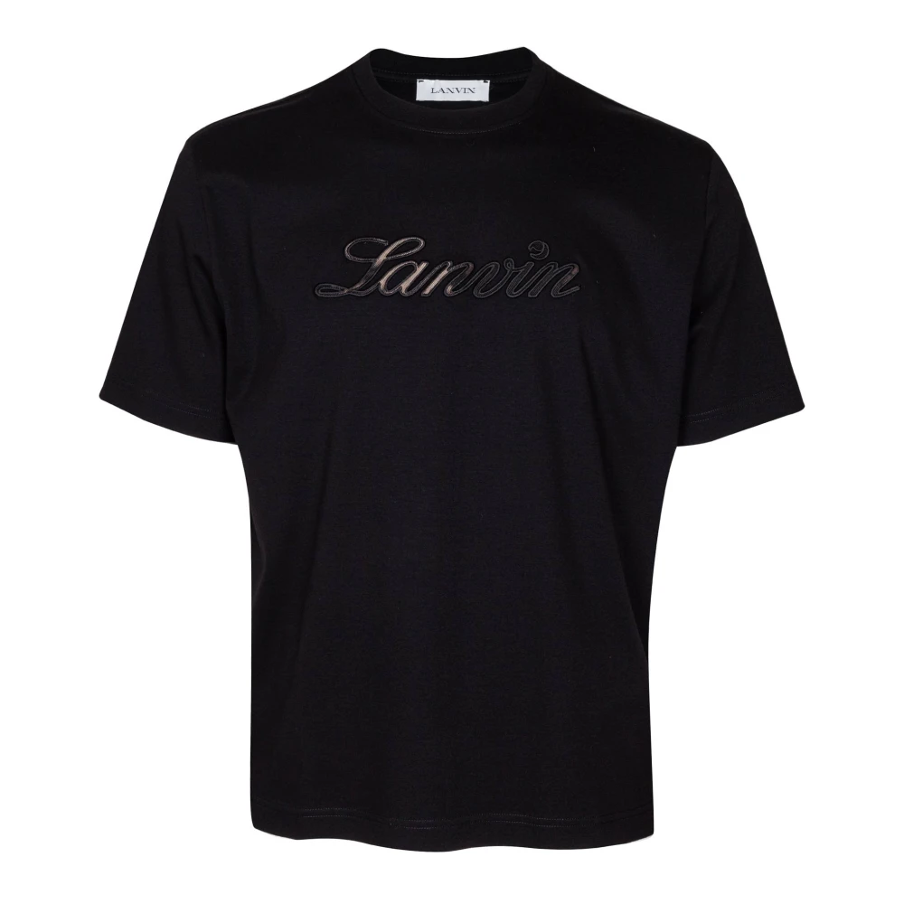 Lanvin - Tops > T-Shirts - Black - Lanvin - Modalova