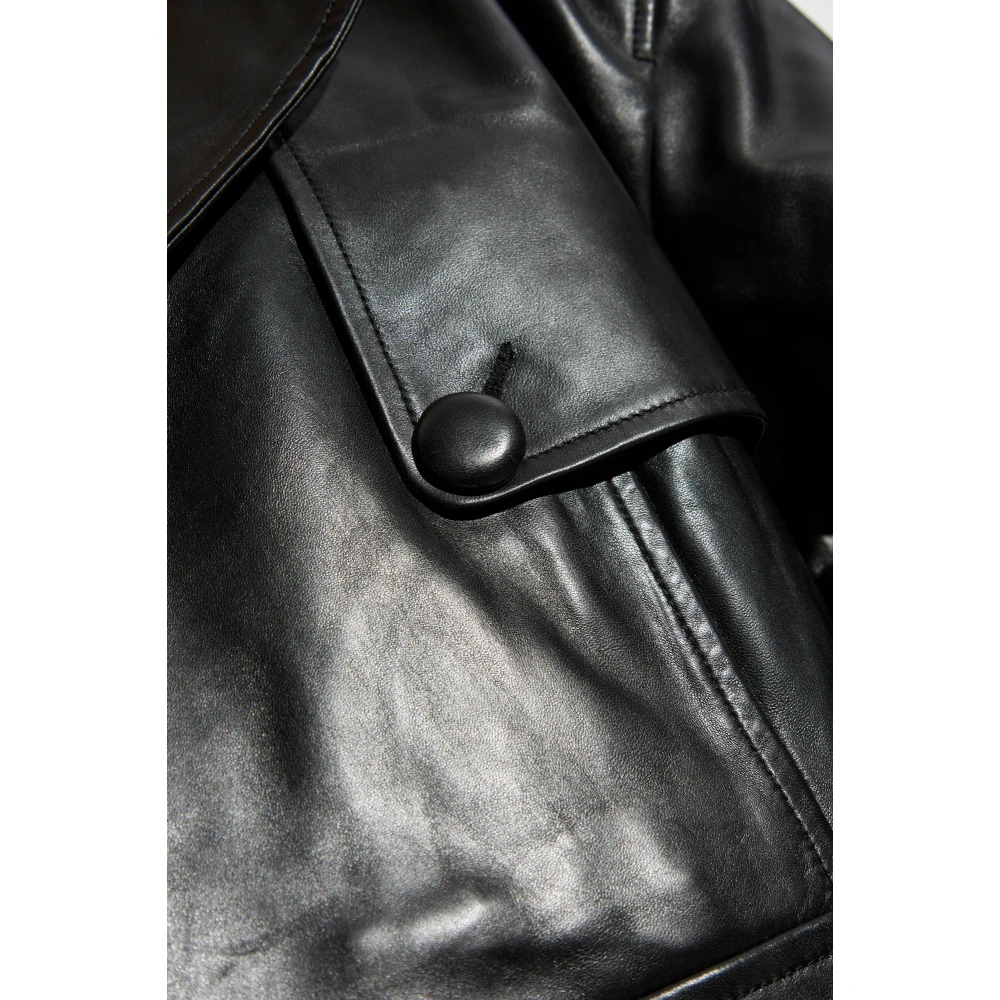 Stand Studio Leren jas Bloom Black Dames