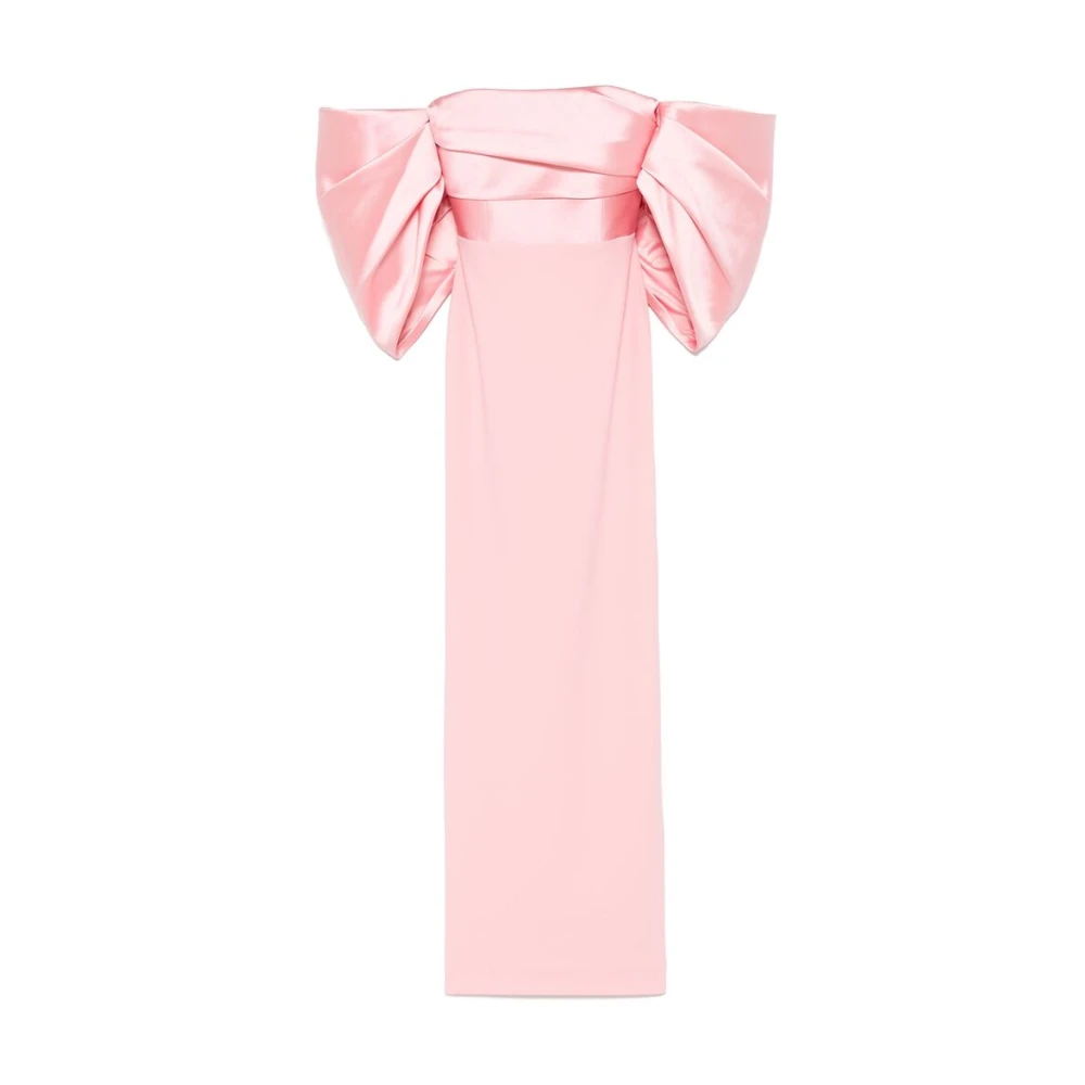 Solace London Bubblegum Roze Geplooide Jurk Pink Dames