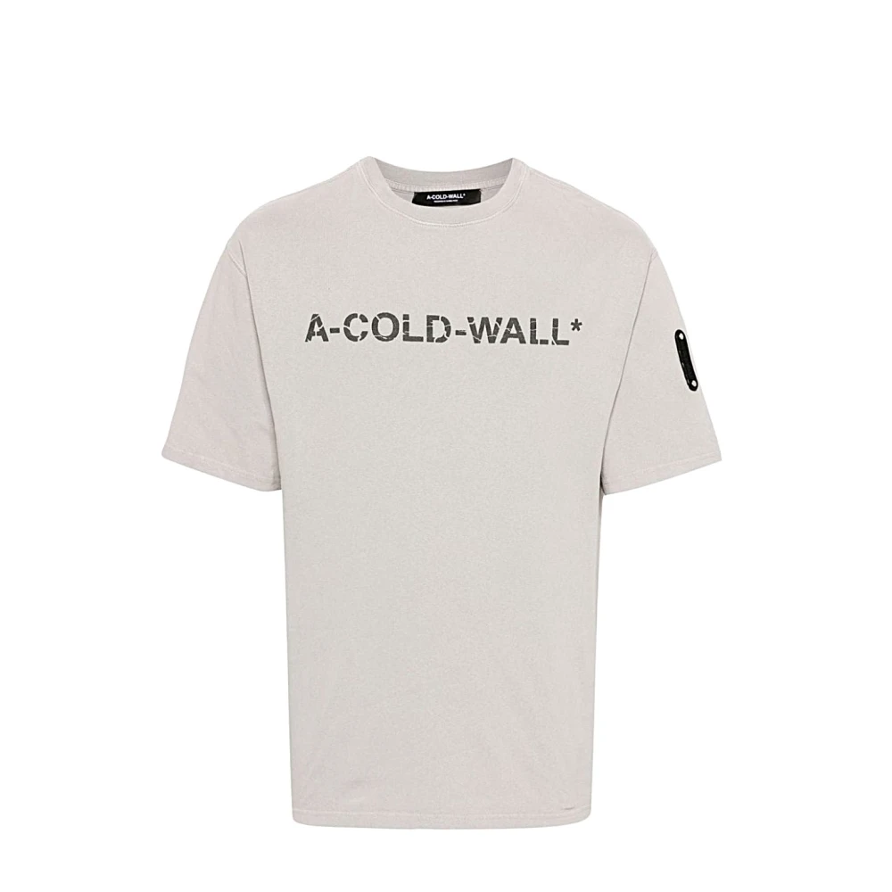 A-Cold-Wall Katoenen Jersey Regular Fit T-Shirt Gray Heren