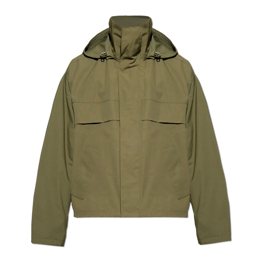 Bottega Veneta Capuchonjack Green Heren