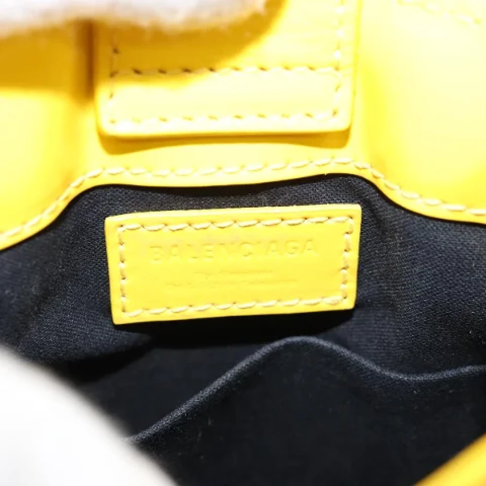 Balenciaga Vintage Pre-owned Leather balenciaga-bags Yellow Dames