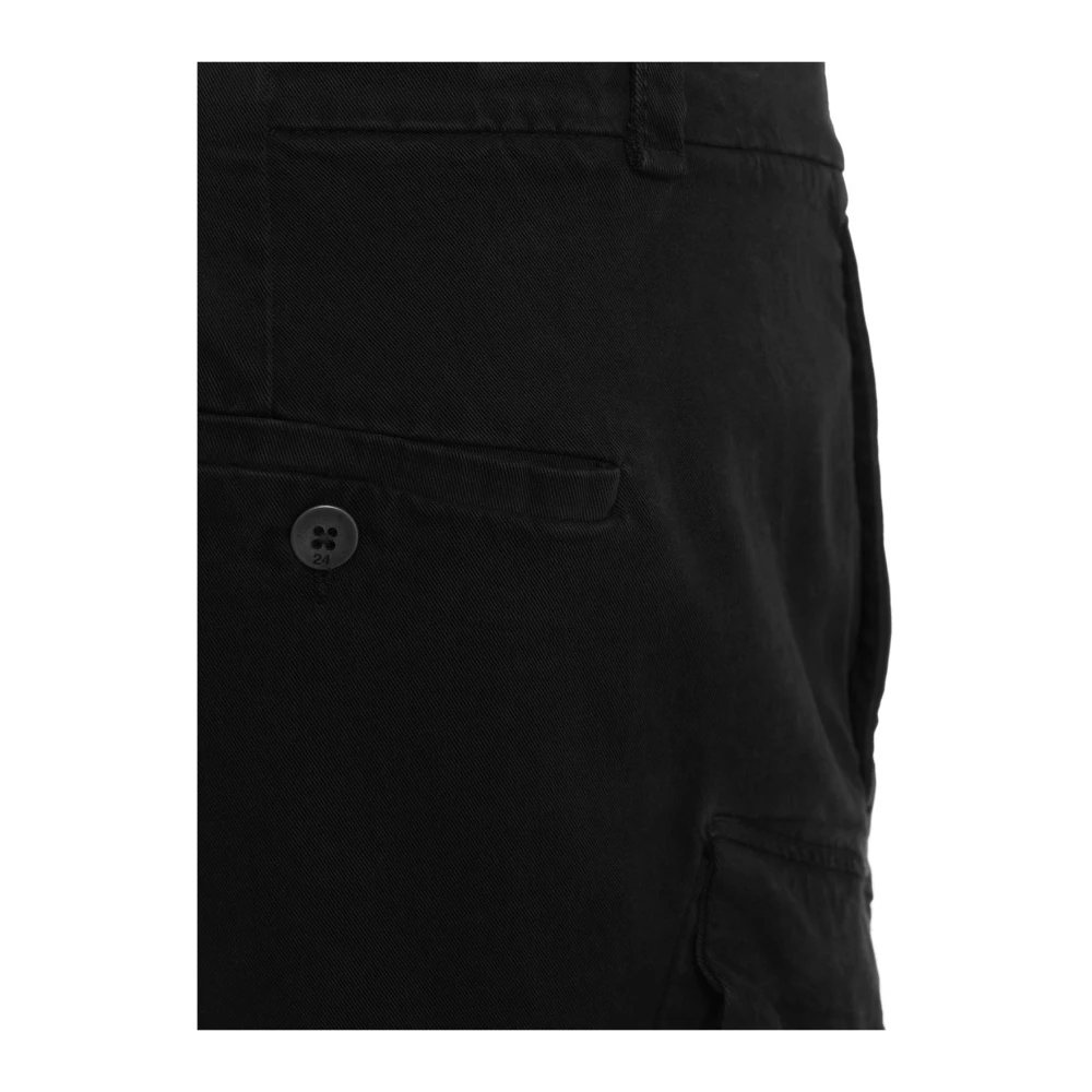 Transit Zwarte Broek Aw24 Black Heren