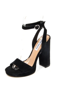 Svart Mocka Gesture Sandaler