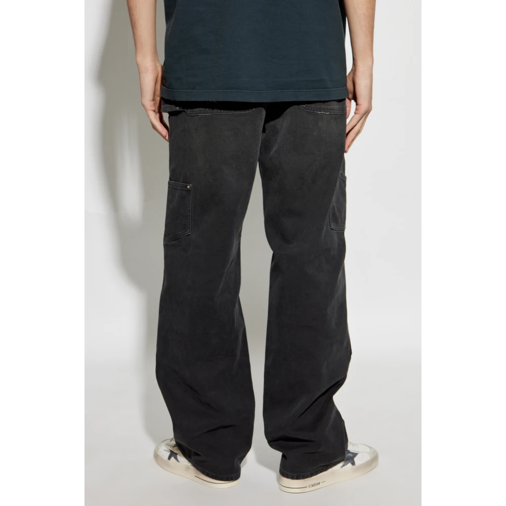 Golden Goose Jeans met Distressing Gray Heren