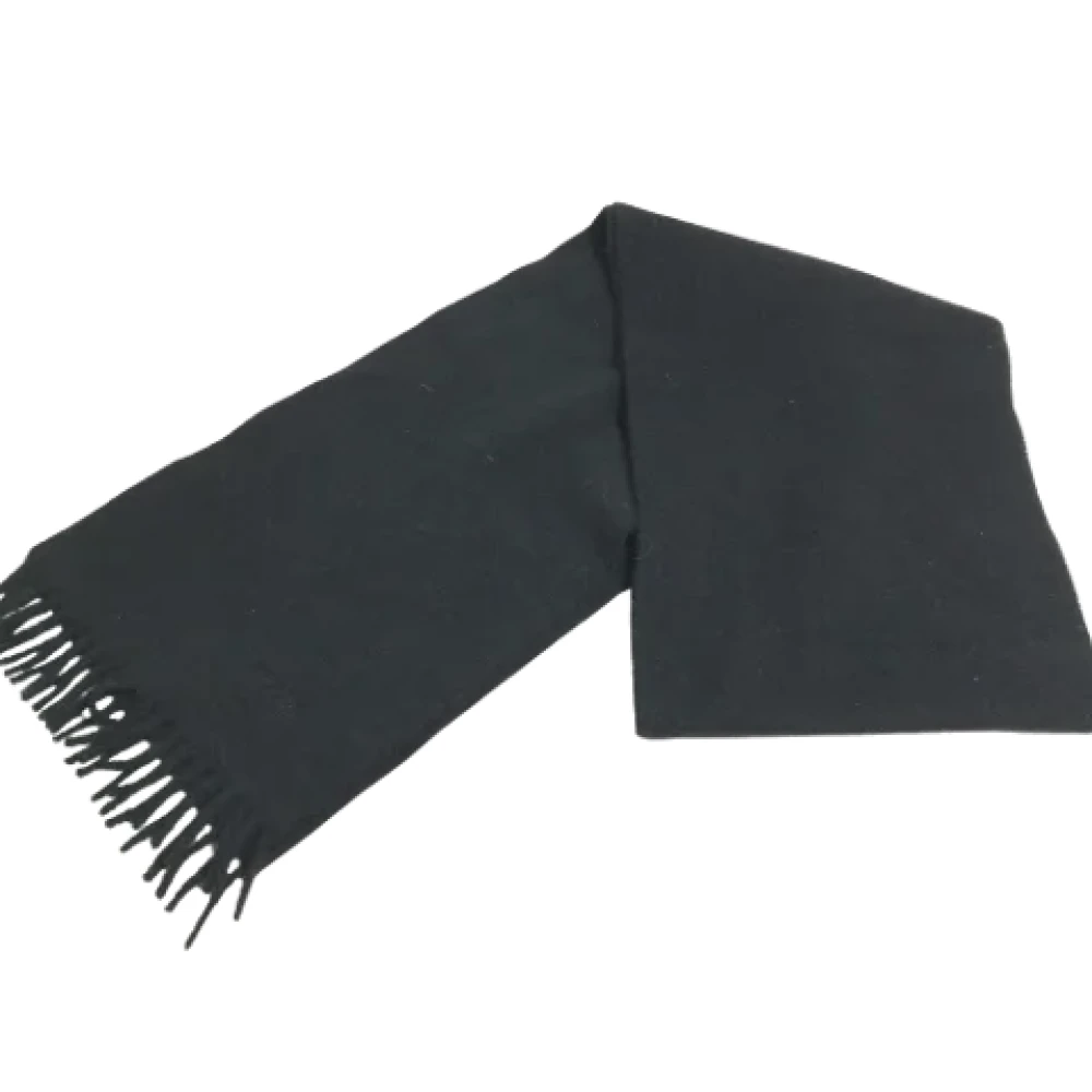 Prada Vintage Pre-owned Fabric scarves Black Dames