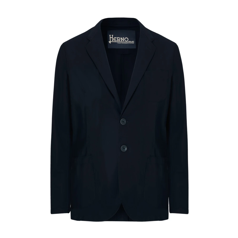 Herno Men's Blue Navy Americana Jackets
