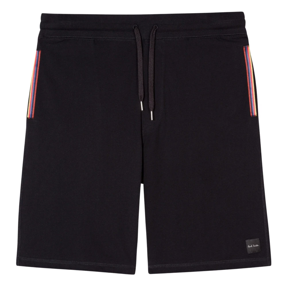 Paul Smith Men's Black Jersey Cotton Lounge Shorts - Casual Shorts - L - Shorts