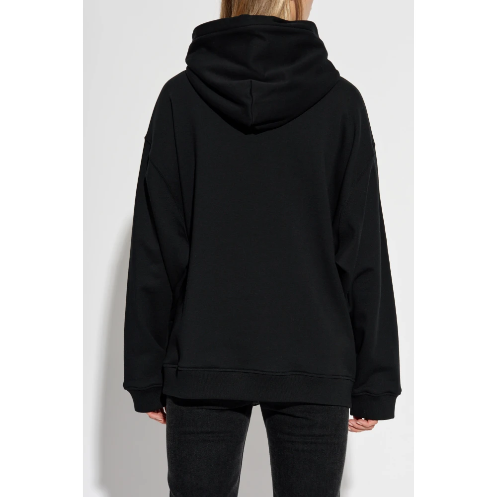 Versace Oversized hoodie Black Dames
