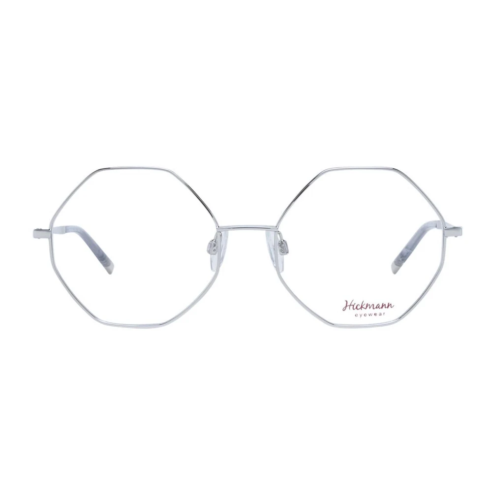 Ana Hickmann Zilveren Metalen Vierkante Optische Frames Gray Dames