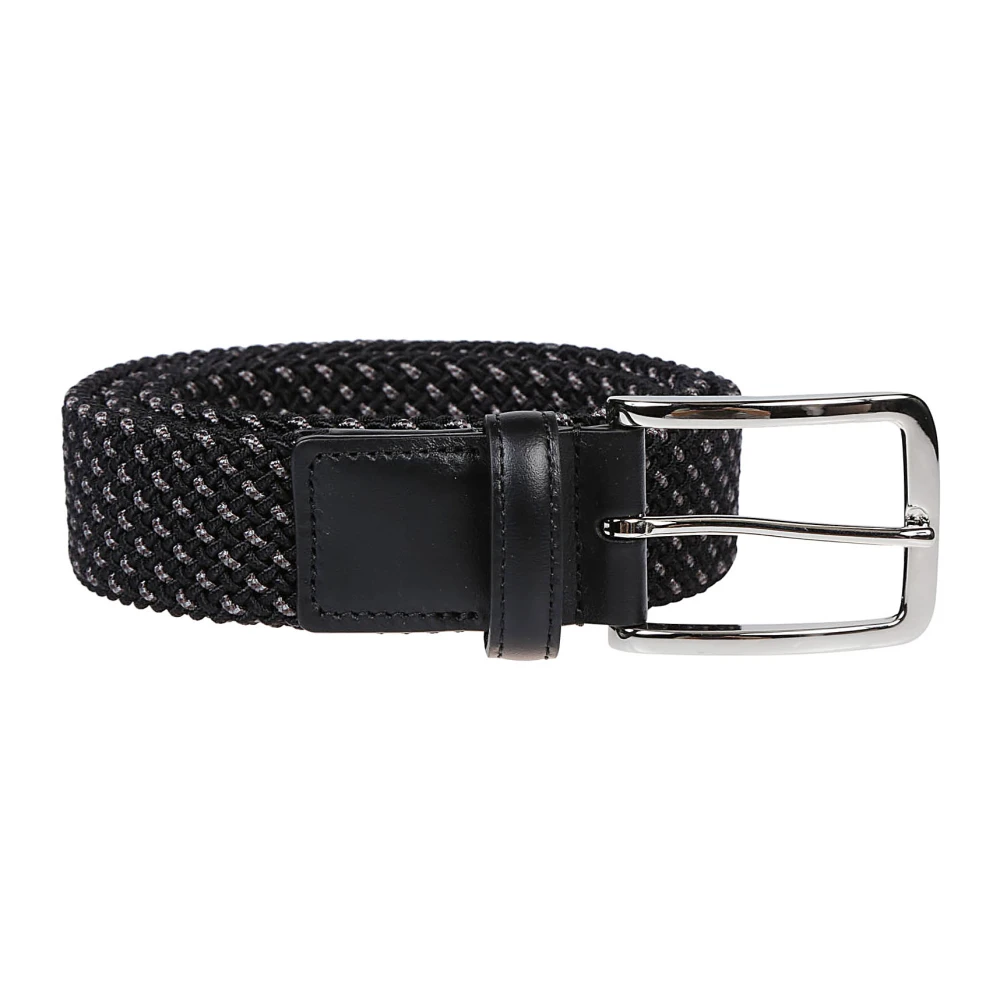Hogan Elastische Tape Riem Black Heren