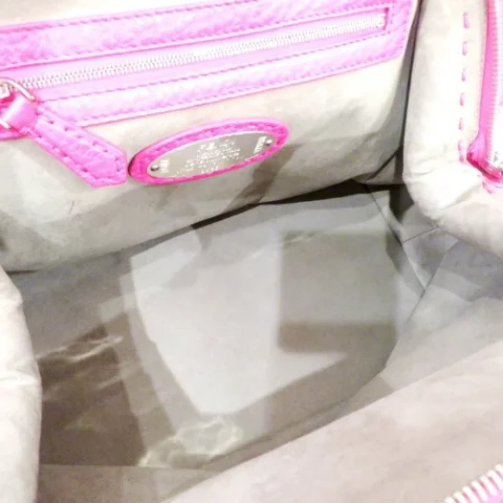 Fendi Vintage Pre-owned Leather fendi-bags Pink Dames