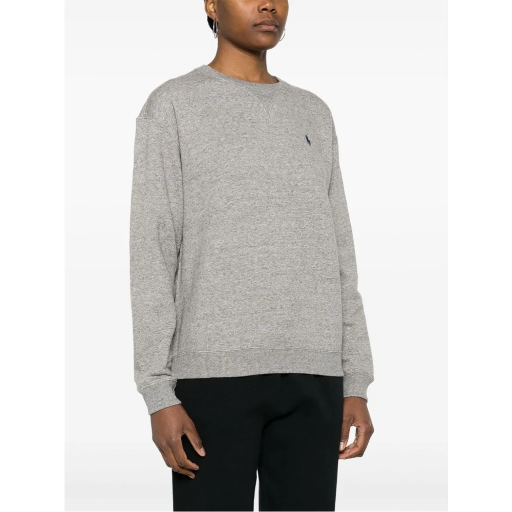 Ralph Lauren Lange Mouw Sweatshirt Gray Dames