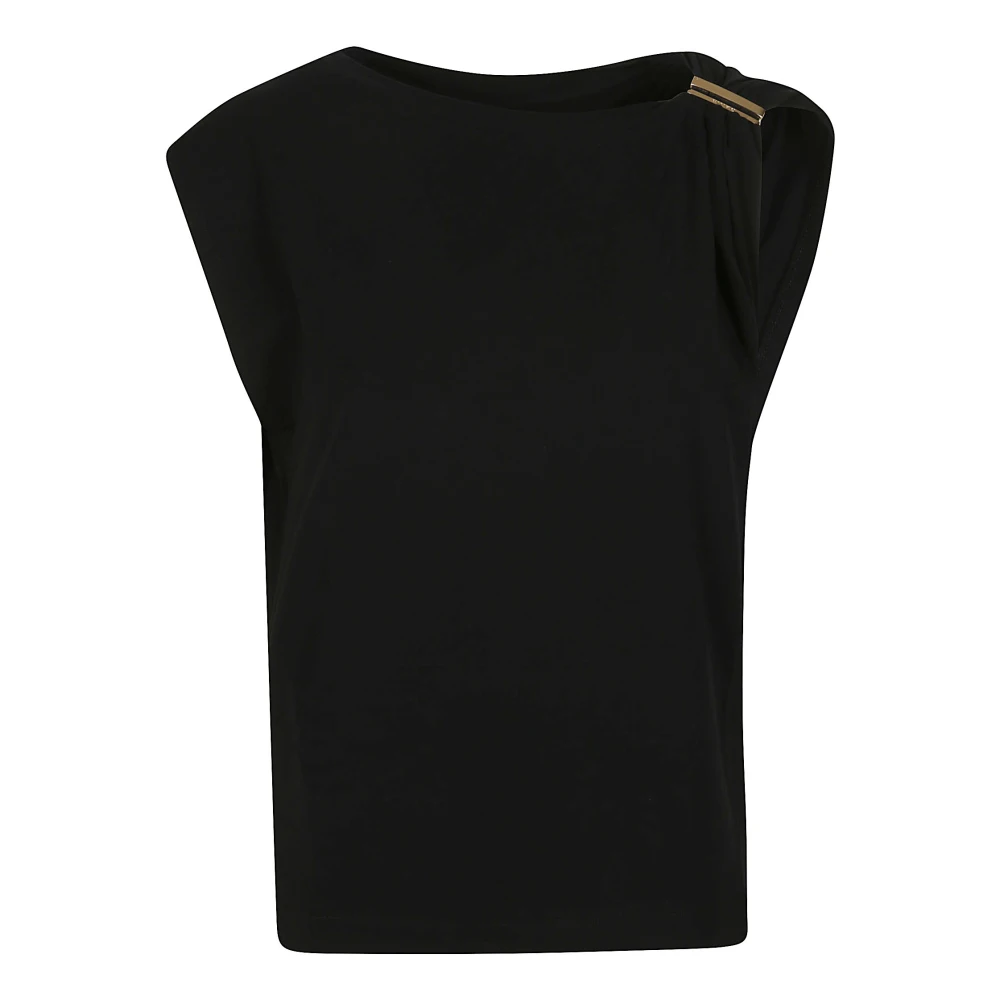 Pinko Women's Black Blouses, L, Melody Top