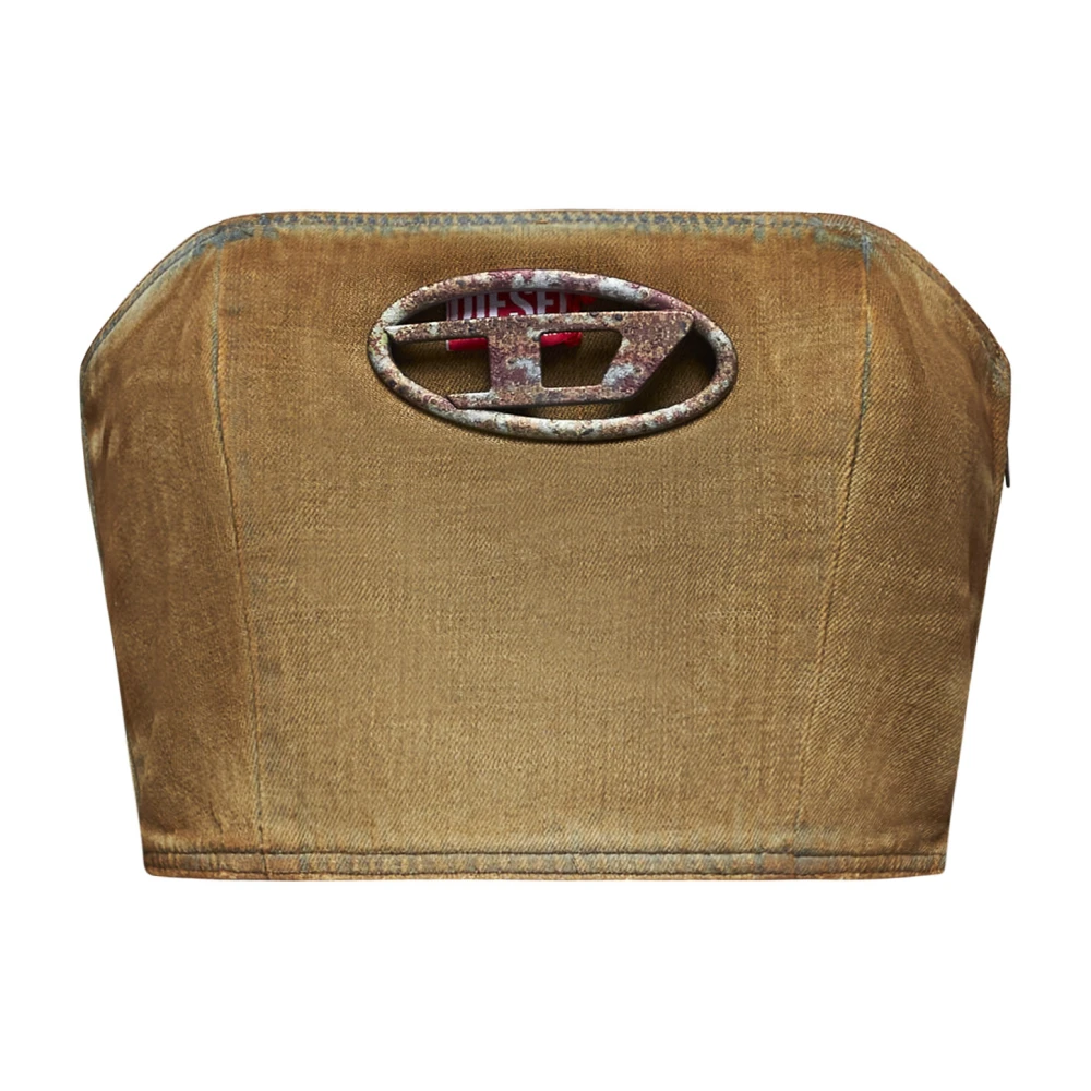 Diesel Beige Top voor Vrouwen Beige Dames