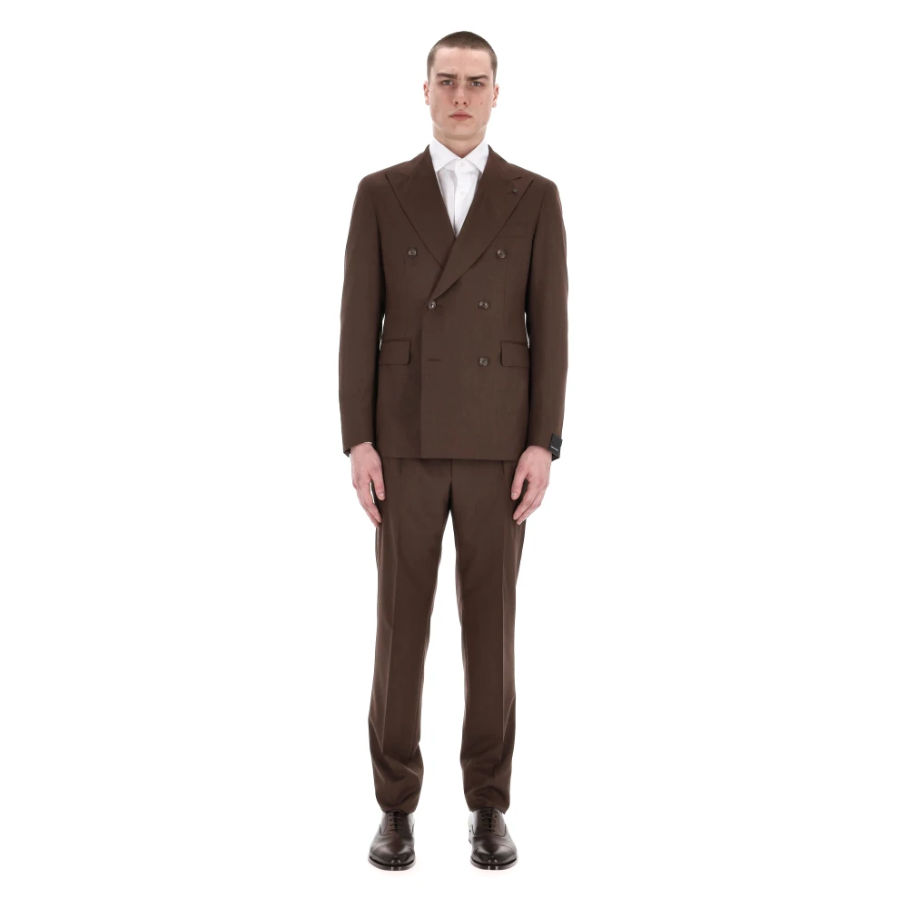 Suits > Suit Sets > Double Breasted Suits - - Tagliatore - Modalova