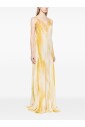 robe-chic-jaune-andamp-blanche